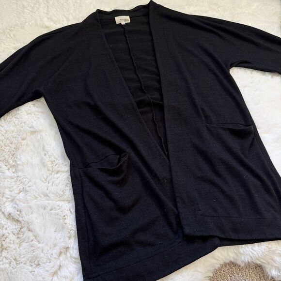 Aritzia Open Cardigan XXS - Black - Picture 2 of 4
